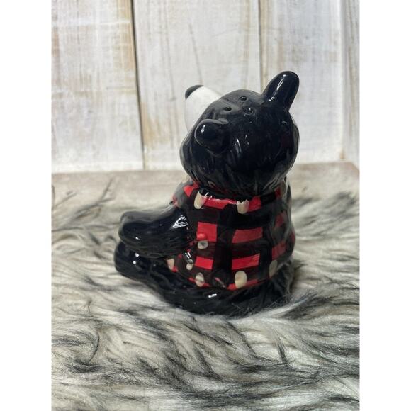 Black‎ Bear Salt Shaker Glazed Ceramic - Picture 4 of 5